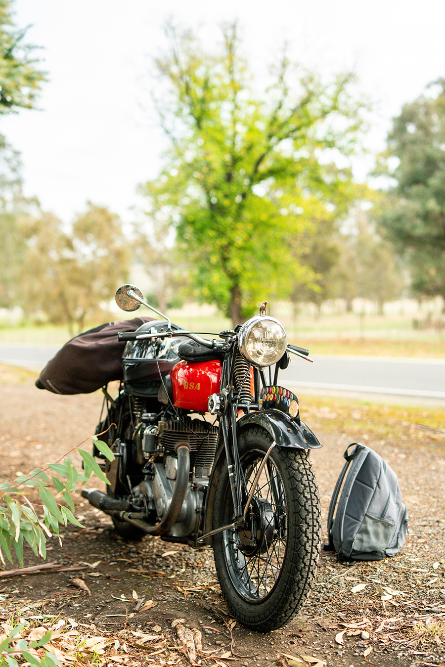 Vintage BSA Motorcycle