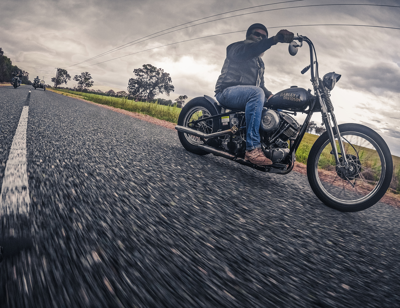 harley davidson shovelhead motorcycle