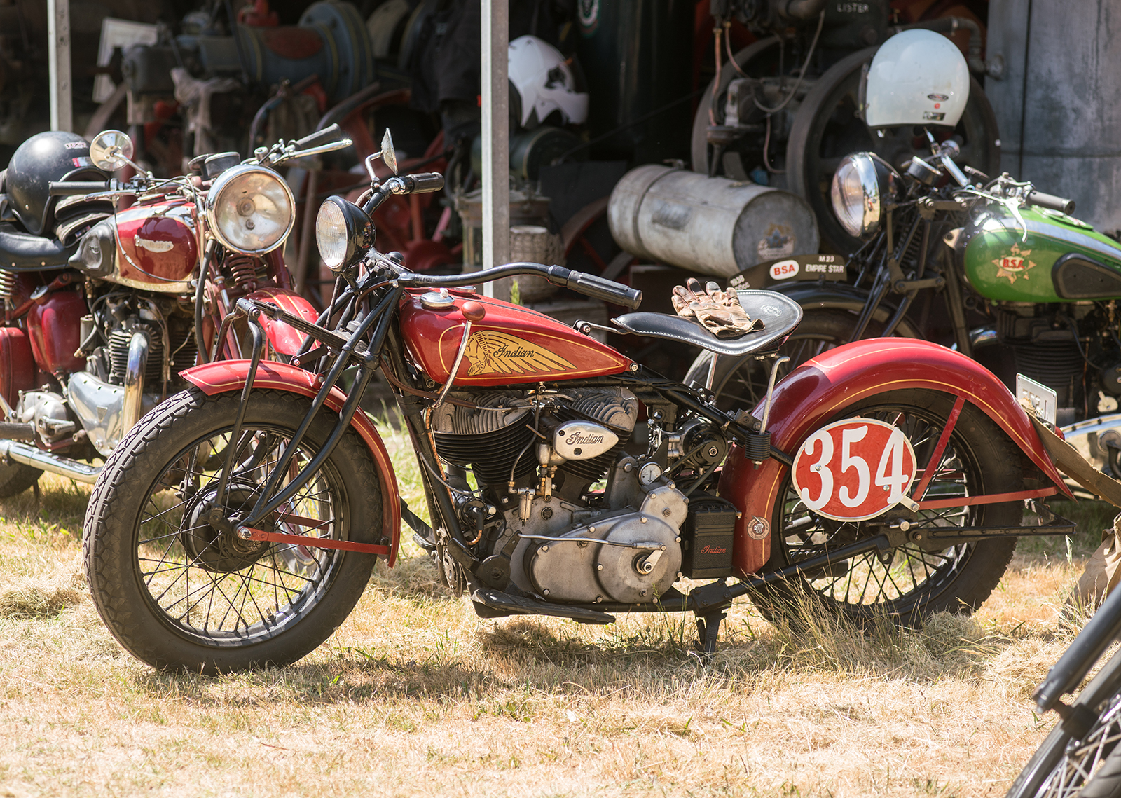 vintage indian motorcycle