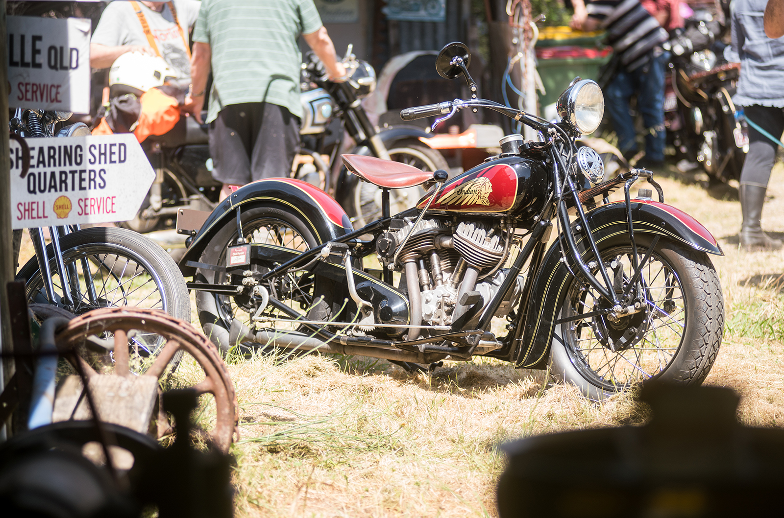 vintage indian motorcycle