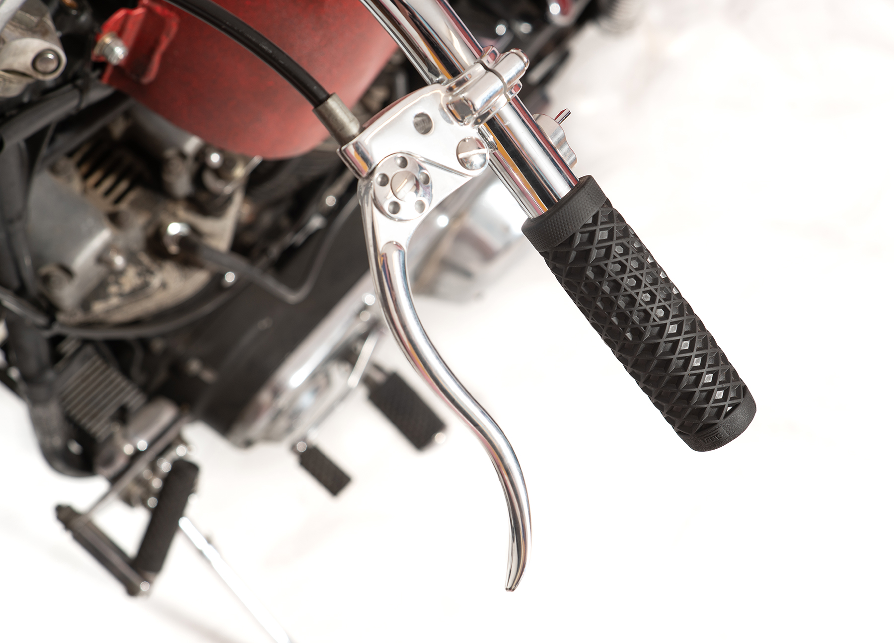 harley davidson shovelhead red