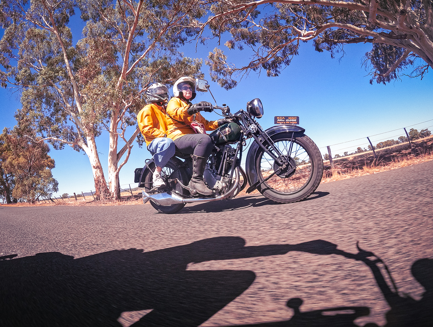 vintage bsa motorcycle