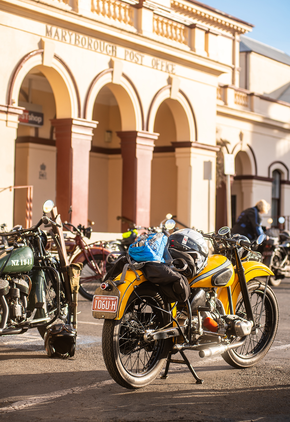 vintage douglas motorcycle