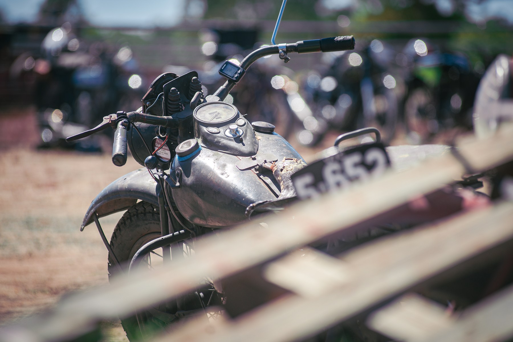 vintage harley davison WLA flathead motorcycle